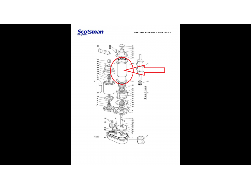 Испаритель для льдогенератора Scotsman, Simag MF, SP, SPN серии