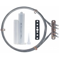 Тен нагрівач для пароконвектомата Unox XF043, XVC504, XECC-0523-E1R серії, RS1150A, 4900Вт, 230В, фланець 100x22мм