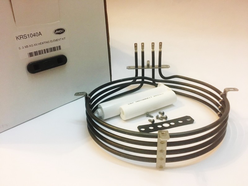 Тен для пароконвектомата Unox XB403, XB403G, XB603, XB603G серії, RS076 RS1040A, 4250Вт, 230В, фланець 100x22мм. ORIGINAL